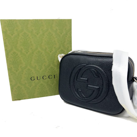 Gucci Soho Disco Small Black Leather Shoulder Bag
