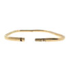 18k Yellow Gold Rectangular Bangle Bracelet