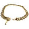 18k Yellow Gold Cuban Link Diamond Ladies Bracelet 1.80 CTW