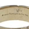 18k White Gold Tiffany & Co Men's Band Ring