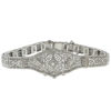 14k White Gold & Diamond Vintage Ladies Bracelet