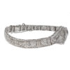 14k White Gold & Diamond Vintage Ladies Bracelet