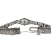 14k White Gold & Diamond Vintage Ladies Bracelet