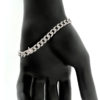 18k White Gold Cuban Link Diamond Ladies Bracelet 1.80 CTW