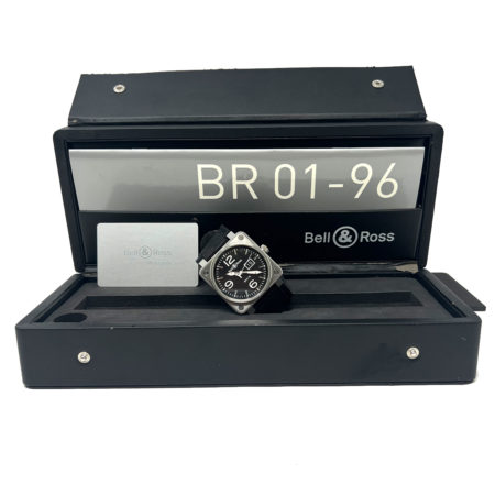 Bell & Ross BR 01-96 Grande Date Stainless Steel Automatic BNP Men's Watch