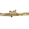 14k Yellow Gold Flat Men's Chain Link Necklace