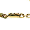 18k Yellow Gold Men's Cable Link Chain Necklace