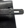 HERMES Kelly 35 Retourne Raisin Togo Black Leather Handbag