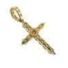 18k Yellow Gold Diamond Cross Pendant .38 TCW