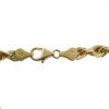 18k Yellow Gold Men's Rope Chain Necklace