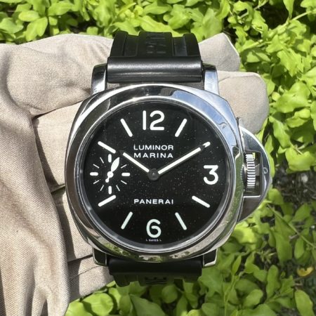 Panerai PAM111 Black Dial Luminor Marina Stainless Steel Watch