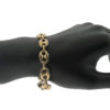 14k Yellow Gold Men's Gucci Link Chain Bracelet