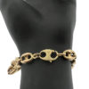 14k Yellow Gold Men's Gucci Link Chain Bracelet