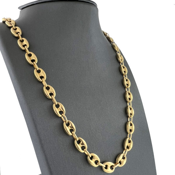 14k Yellow Gold Men's Gucci Link Chain Necklace - Boca Pawn | Boca Raton  Pawn