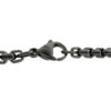 David Yurman Stainless Steel Black PVD Box Chain Necklace