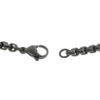 David Yurman Stainless Steel Black PVD Box Chain Necklace