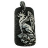 David Yurman Sterling Silver Griffin Dog Tag Pendant