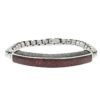 David Yurman Sterling Silver Dinosaur Bone ID Bracelet