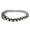 David Yurman Sterling Silver Dinosaur Bone ID Bracelet