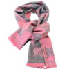 Gucci GG Pink Monogram Wool Ladies Scarf