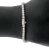 14k White Gold Diamond Tennis Bracelet 4.78 CTW