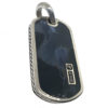 David Yurman Sterling Silver Pietersite Dog Tag Pendant