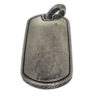 David Yurman Sterling Silver Pietersite Dog Tag Pendant