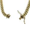 10k Yellow Gold Men's Cuban Link Chain Bracelet