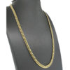 10k Yellow Gold Cuban Link Style Chain Necklace