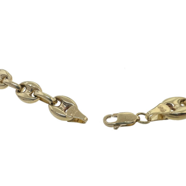 14k Yellow Gold Men's Gucci Link Chain Necklace - Boca Pawn