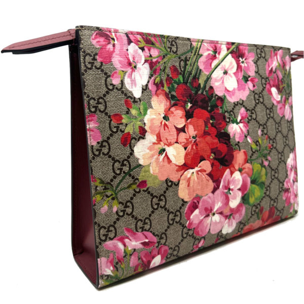 Gucci 430268 Large Gg Supreme Blooms Clutch
