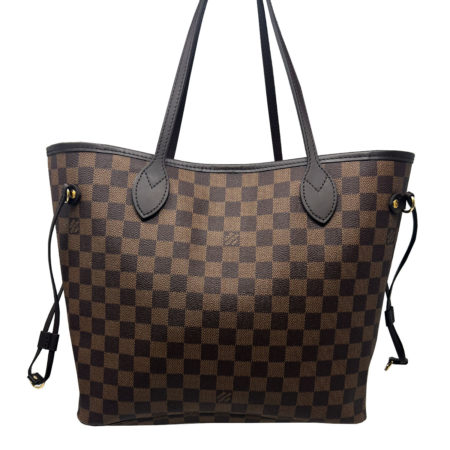 Louis Vuitton Neverfull MM Damier Ebene Canvas Handbag