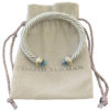 DAVID YURMAN Cable Classics Color Bracelet with Blue Topaz and 14K Yellow Gold