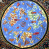 Hermes Silk Scarf - "www.Hermes.com Map Of the World" Print