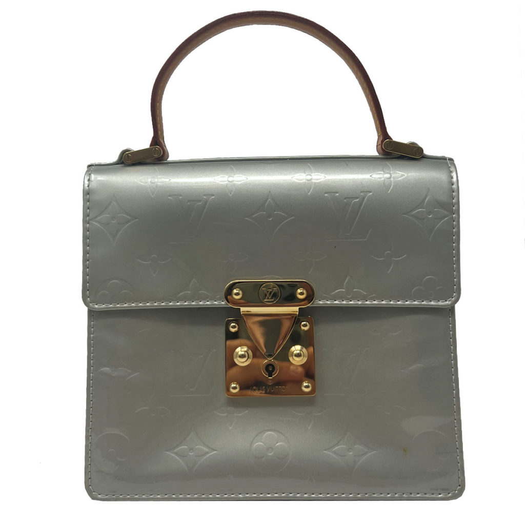 Handbags Louis Vuitton Louis Vuitton Spring Street Bag w/ Strap in Black 'Vernis' Patent Leather