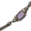 DAVID YURMAN Chatelaine Pave Prong Bracelet with Amethyst Stone