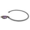 DAVID YURMAN Chatelaine Pave Prong Bracelet with Amethyst Stone