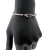 DAVID YURMAN Chatelaine Pave Prong Bracelet with Amethyst Stone