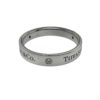 Tiffany & Co. 3 diamond Platinum Wedding Band