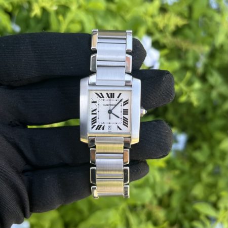 Cartier Tank Francaise SS 28mm Automatic Watch
