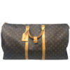 Louis Vuitton Keepall 60 Monogram Canvas Leather Duffle Bag