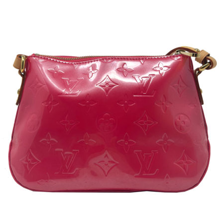 LOUIS VUITTON Framboise Pink Monogram Vernis Minna Street Crossbody Bag