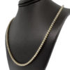 14k Yellow Gold Diamond Tennis Necklace Approx. 7.5 CTW