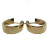 14KT Yellow Gold Oval Hoop Earrings