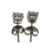 14k White Gold Diamond Stud Earrings 1.20 ctw