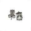 14k White Gold Diamond Stud Earrings 1.06ctw