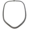 John Hardy 18k and Sterling Silver Necklace with Pave Diamonds