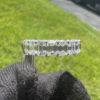 14k White Gold Emerald Cut Diamond Eternity Band 6.20CTW