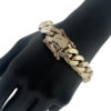 10k Yellow Gold Men's Cuban Link Chain Bracelet 139.80g