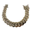 10k Yellow Gold Men's Cuban Link Chain Bracelet 139.80g